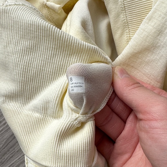 Lululemon Ebb to Street Racerback Tank Top Full Length in caprese yellow - Picture 5 of 10